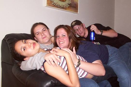 On the couch