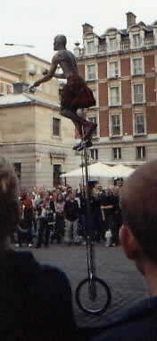 Street performer in Covent Garden