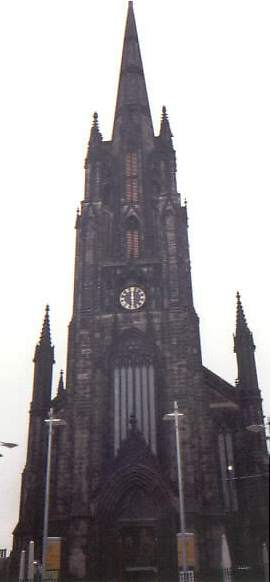 Creepy looking church turned shopping center