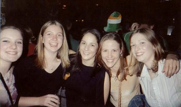 Cydney with the students from Scotland