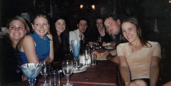 Half of the group