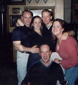 Me and Cydney with some guys we met